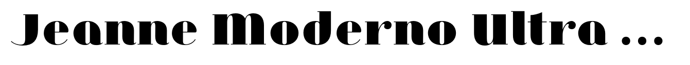 Jeanne Moderno Ultra Set